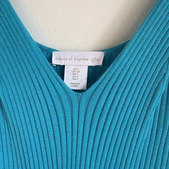 House of Harlow 1960 Blue Sleeveless Maxi Sundress - Picture 3 of 4